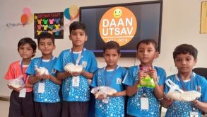 Celebrating Daan Utsav: Spreading Joy and Kindness in Our School Students